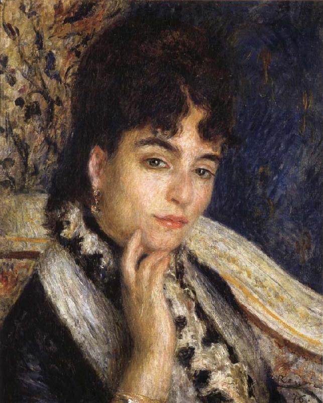 Pierre Renoir Madame Alphonse Daudet Sweden oil painting art